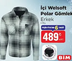 İÇİ WELSOFT POLAR GÖMLEK ERKEK fiyat ve kampanya bilgisi